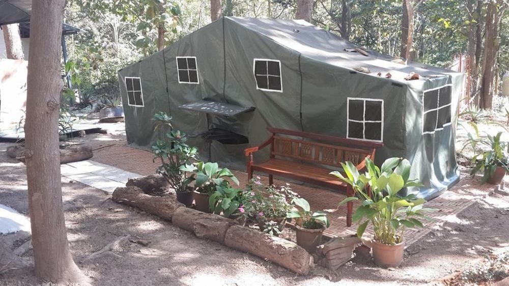 Golden Teak Homestay ماي ريم المظهر الخارجي الصورة